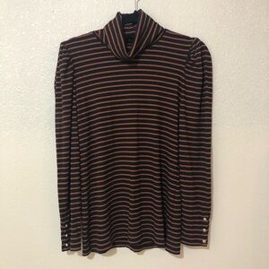 Striped Turtleneck (Brand Unknown)
